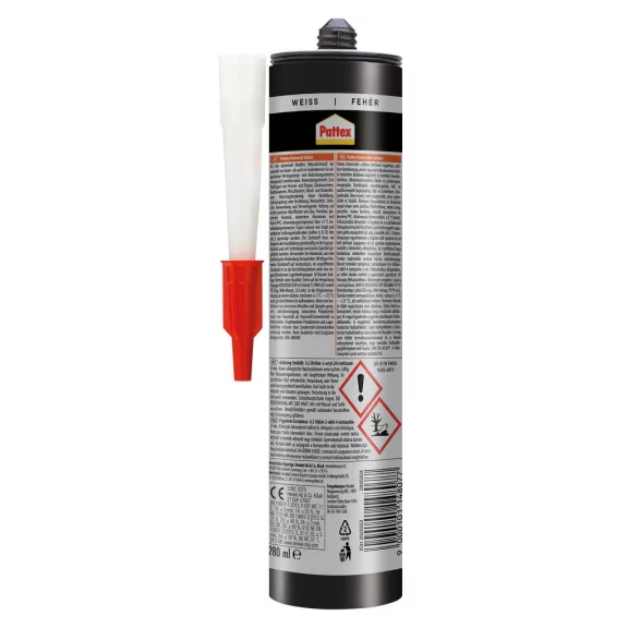 Univerzális szilikon - fehér - kültéri / beltéri - 280 ml Univerzális szilikon - fehér - kültéri / beltéri - 280 ml