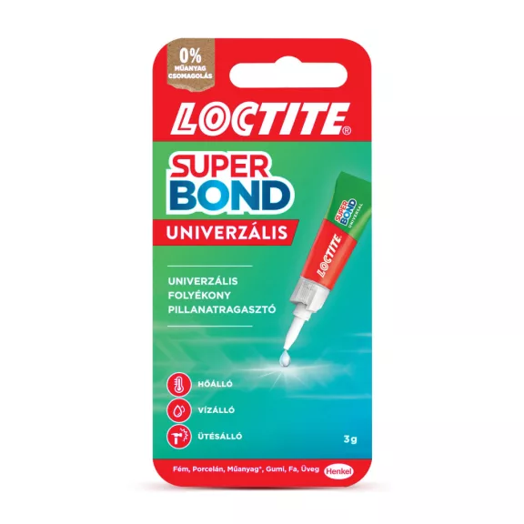 Pillanatragasztó Loctite Super Bond - 3 g Pillanatragasztó Loctite Super Bond - 3 g