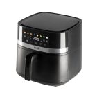 Home HGAF8 digitális air fryer, forrólevegős fritőz, 8 liter kapacitás, 2000 W, hőmérsékleti tartomány 80 – 200 °C