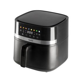   Home HGAF8 digitális air fryer, forrólevegős fritőz, 8 liter kapacitás, 2000 W, hőmérsékleti tartomány 80 – 200 °C