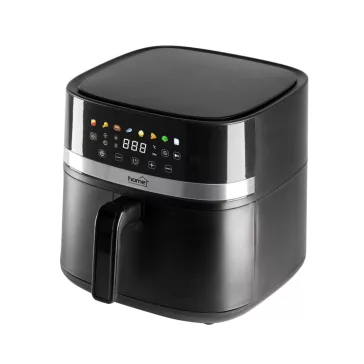   Home HGAF8 digitális air fryer, forrólevegős fritőz, 8 liter kapacitás, 2000 W, hőmérsékleti tartomány 80 – 200 °C