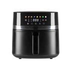 Home HGAF8 digitális air fryer, forrólevegős fritőz, 8 liter kapacitás, 2000 W, hőmérsékleti tartomány 80 – 200 °C