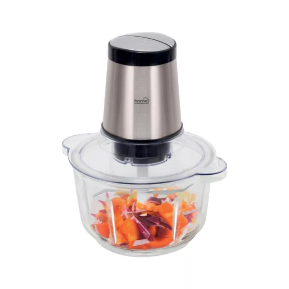 Home HGAP15 aprító, 400 W, 1,8 L üvegtál, 2 gomb, 2 sebességfokozat, STOP funkció, túlmelegedés elleni védelem, 2 kg Home HGAP15 aprító, 400 W, 1,8 L üvegtál, 2 gomb, 2 sebességfokozat, STOP funkció, túlmelegedés elleni védelem, 2 kg