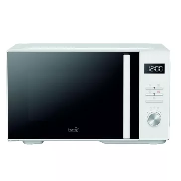   HOME HGMH25GR mikrohullámú sütő, 25 liter, grillfunkció, 25l, fehér, 900 W, digitális, 5 fokozat, gyerekzár