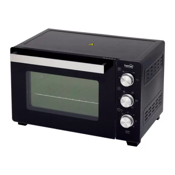 HOME HGMS30G mini sütő, 1600 W, max. 230 °C, 30 liter, időzítő, hőszigetelt burkolat, üvegajtó HOME HGMS30G mini sütő, 1600 W, max. 230 °C, 30 liter, időzítő, hőszigetelt burkolat, üvegajtó