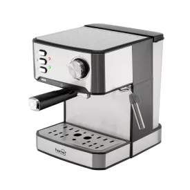   HOME HGPR15 presszókávé főző, 15bar, inox, tejhabosítás, elektronikus vezérlés, automatikus kikapcsolás