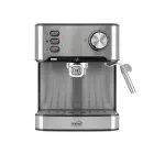 HOME HGPR15 presszókávé főző, 15bar, inox, tejhabosítás, elektronikus vezérlés, automatikus kikapcsolás