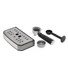 HOME HGPR15 presszókávé főző, 15bar, inox, tejhabosítás, elektronikus vezérlés, automatikus kikapcsolás