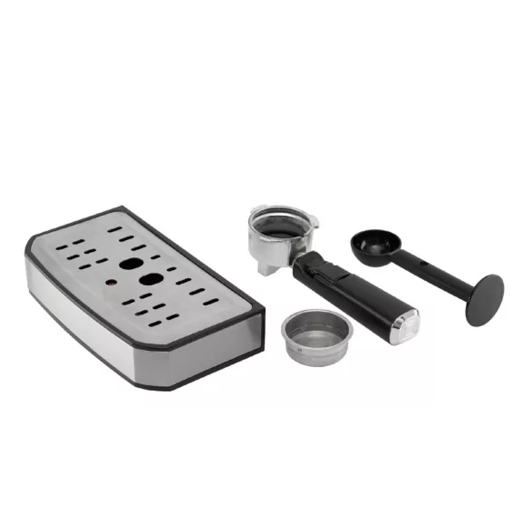 HOME HGPR15 presszókávé főző, 15bar, inox, tejhabosítás, elektronikus vezérlés, automatikus kikapcsolás