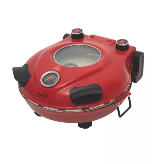 HOME HGPZ30 elektromos pizzasütő, 1200W, max. 430 °C, mechanikus hőmérő, pizzakő, duplafalú ablak, alsó/felső sütés HOME HGPZ30 elektromos pizzasütő, 1200W, max. 430 °C, mechanikus hőmérő, pizzakő, duplafalú ablak, alsó/felső sütés