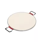 HOME HGPZ30 elektromos pizzasütő, 1200W, max. 430 °C, mechanikus hőmérő, pizzakő, duplafalú ablak, alsó/felső sütés