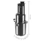 HOME HGSJ200 zöldség-gyümölcs lassú prés, 200 W, lassú fordulat, 800 ml-es tartály, vezetéktároló