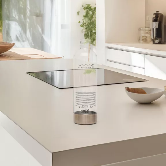 Home HGSZG1000P vizes palack, HGSZG1000 szódagéphez, BPA mentes, PET műanyag, rozsdamentes acél fedő és talp, 1 L, 850 ml szénsavasítható Home HGSZG1000P vizes palack, HGSZG1000 szódagéphez, BPA mentes, PET műanyag, rozsdamentes acél fedő és talp, 1 L, 850 ml szénsavasítható