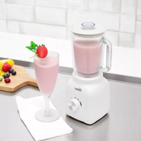 HOME HGTB15 turmixgép, 1,5L-es üvegtartály, 800 W, 2 fokozat