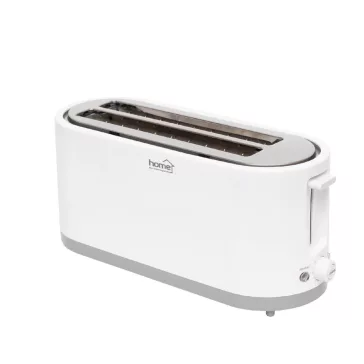   Home HG KP 42 4 szeletes kenyérpirító, 1400 W, cooltouch, 7 fokozat, zsemlemelegítő, fehér