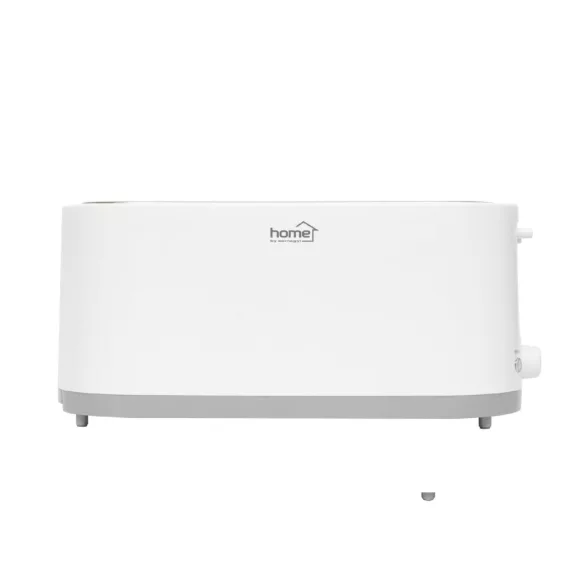 Home HG KP 42 4 szeletes kenyérpirító, 1400 W, cooltouch, 7 fokozat, zsemlemelegítő, fehér