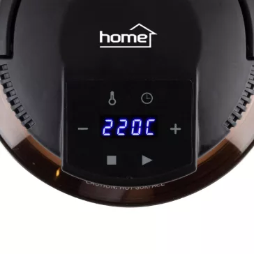   Home HG LS 1000 forró levegős sütőfedél, teljesítmény 1000 W, 45 °C – 220 °C-ig állítható hőmérséklet, max. ∅24 cm edényméret