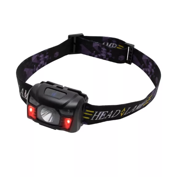 Home HLP 7RP LED tölthető fejlámpa, 100 lm, PIR mozgásérzékelő, 5 funkció, 1200 mAh, ~4 óra üzemidő Home HLP 7RP LED tölthető fejlámpa, 100 lm, PIR mozgásérzékelő, 5 funkció, 1200 mAh, ~4 óra üzemidő