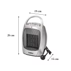 Loa elektromos kerámiabetétes hősugárzó 750W/1500W