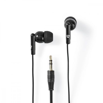 Vezetékes fülhallgató 3.5 mm | Kábel hossz: 1.20 m | Hangerő szabályozás | Fekete