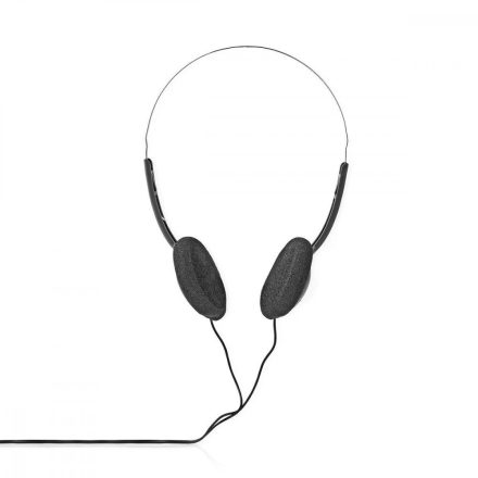On-Ear vezetékes fejhallgató | 3.5 mm | Kábel hossz: 1.20 m | Fekete