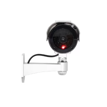   HOME HSK160 kültéri napelemes álkamera, villogó piros LED, körbe forgatható, egyszerű felszerelés, akkumulátoros tápellátás opció, élethű kamera megjelenés, IP44