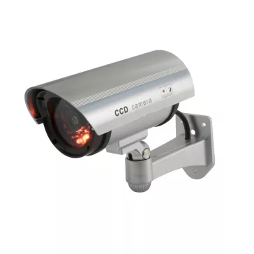   Home HSK 110 kültéri álkamera, valódi kameraforma, dönthető-elforgatható rögzítés, piros villogó LED, kültéri/beltéri használat, elemes tápellátás
