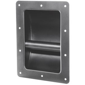   SAL HT 203 süllyesztett fogantyú hangfalhoz, fém, 220 x 163 x 60 mm