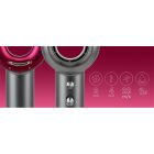 Humanas HD-AT01 Air Touch luxus hajszárító, 1600W, 3 diffúzor, LED kijelzés, 3 teljesítmény és 4 hőmérséklet fokozat