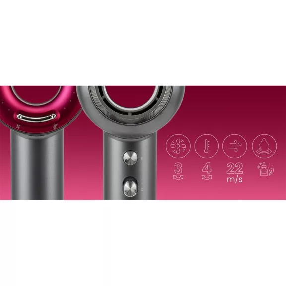 Humanas HD-AT01 Air Touch luxus hajszárító, 1600W, 3 diffúzor, LED kijelzés, 3 teljesítmény és 4 hőmérséklet fokozat