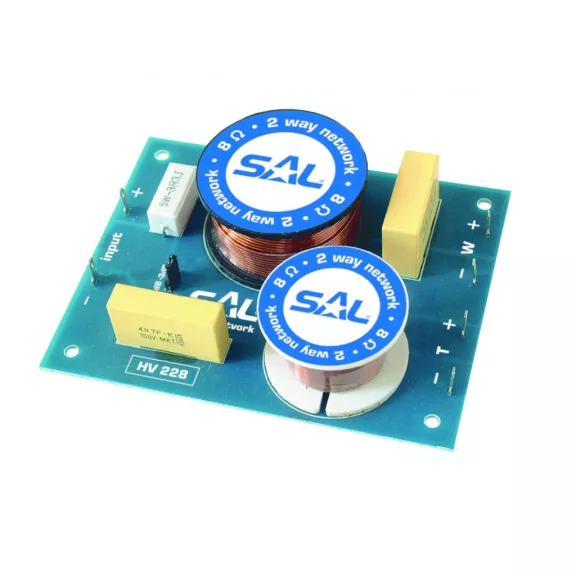 SAL HV 228 hangváltó, 200 W, 2 utas, 3000 Hz keresztezési frekvencia SAL HV 228 hangváltó, 200 W, 2 utas, 3000 Hz keresztezési frekvencia