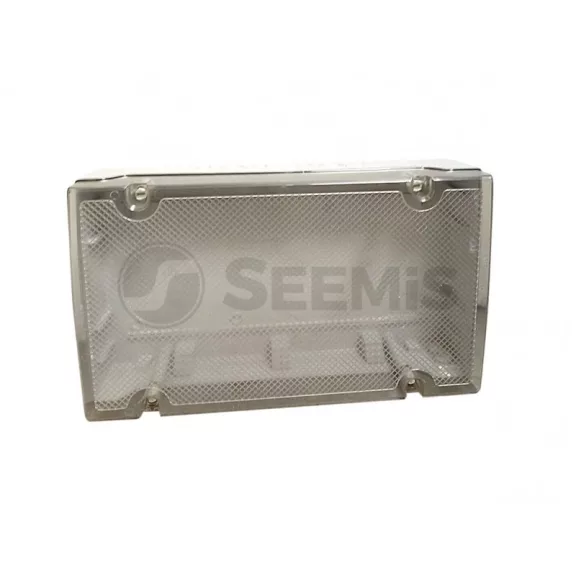 KÖTŐDOBOZ 325X565X130MM, ÁTTETSZŐ TETŐVEL, PERFORÁLT OLDALFALLAL, IP65 KÖTŐDOBOZ 325X565X130MM, ÁTTETSZŐ TETŐVEL, PERFORÁLT OLDALFALLAL, IP65