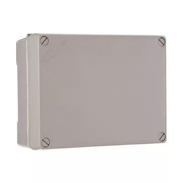 Kötődoboz sima 312X242X125 MM IP65 TELI TETŐVEL