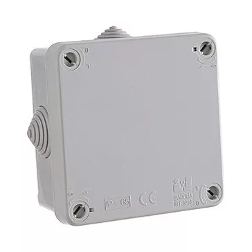 Kötődoboz membrános 107X107X60MM IP65JG-3708