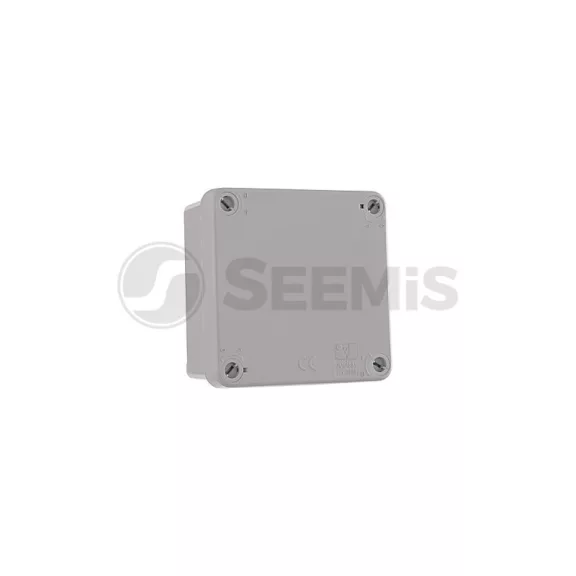 KÖTŐDOBOZ PERFORÁLT OLDALFALLAL 107X107X60 MM IP65 (JG-38080) KÖTŐDOBOZ PERFORÁLT OLDALFALLAL 107X107X60 MM IP65 (JG-38080)