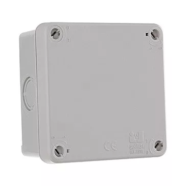 Kötődoboz sima 107X107X60MM IP65 (JG-3908)