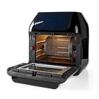 NEDIS  forrólevegős sütő, űrtartalom: 12 L, időzítő: 60 perc, digitális, teljesítmény: 1500W, 9 programos