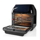 NEDIS  forrólevegős sütő, űrtartalom: 12 L, időzítő: 60 perc, digitális, teljesítmény: 1500W, 9 programos