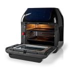 NEDIS  forrólevegős sütő, űrtartalom: 12 L, időzítő: 60 perc, digitális, teljesítmény: 1500W, 9 programos