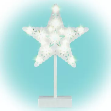   Home KAD 20 STAR csillag asztaldísz, 20 db LED, ABS műanyag, 25 x 39 cm