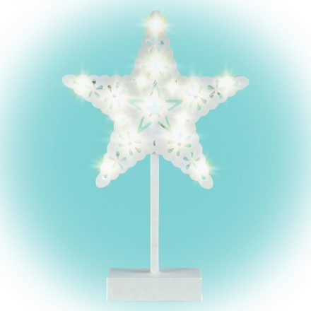 Home KAD 20 STAR csillag asztaldísz, 20 db LED, ABS műanyag, 25 x 39 cm