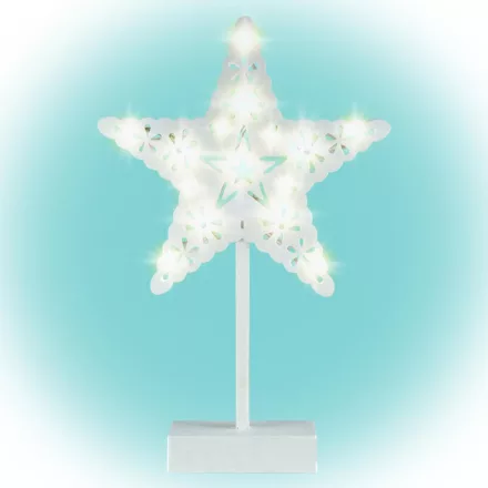 Home KAD 20 STAR csillag asztaldísz, 20 db LED, ABS műanyag, 25 x 39 cm