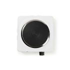 NEDIS KAEP150EWT1 elektromos főzőlap, 1500W, 1 főzőzóna, túlmelegedés elleni védelem, fehér