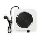 NEDIS KAEP150EWT1 elektromos főzőlap, 1500W, 1 főzőzóna, túlmelegedés elleni védelem, fehér