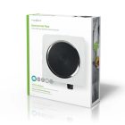 NEDIS KAEP150EWT1 elektromos főzőlap, 1500W, 1 főzőzóna, túlmelegedés elleni védelem, fehér