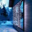 HOME KAF400DWH DOT LED-es fényfüggöny, 400 db hidegfehér DOT LED, 2x2m, 8 program, ismétlődő időzítés, hálózati tápellátás, kül- és beltéri kivitel