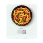 Nedis konyhai okos mérleg, Bluetooth, 5000 féle élelmiszer tápértéke és energiaértéke KASC800WTW