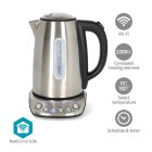 Nedis smartlife vízforraló, Android™ / IOS, hőmérséklet kijelző, 1.7l, 360°-ban elforgatható, 2200W, KAWK8000WIFI
