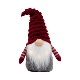   Home KDD 41 manó dekoráció, 3 db villogó LED, szövet, plüss