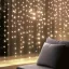 HOME KIN168DWW DOT LED-es fényfüggöny, 168 db melegfehér DOT LED, állófényű, átlátszó vezeték, 12x14 LED, beltéri adapteres kivitel